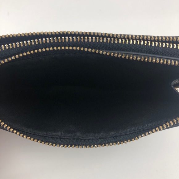 Coach Signature Double Corner Zip Wristlet - Picture 6 of 8